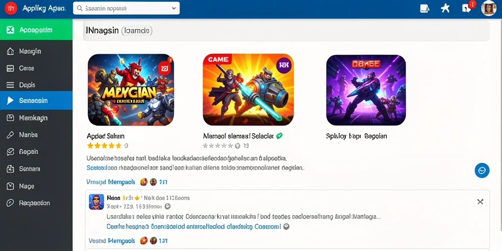 Tampilan antarmuka aplikasi yang menarik dan user-friendly.