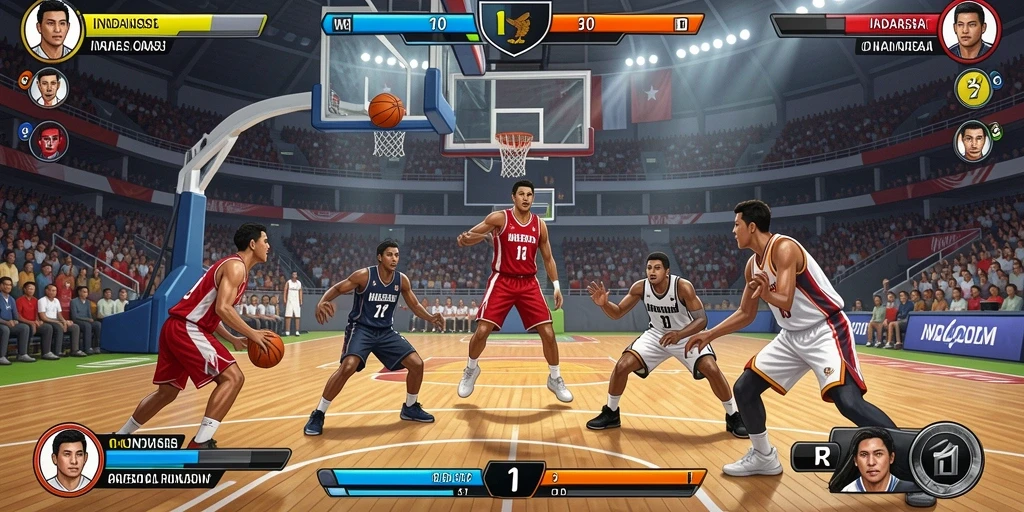 Tangkapan layar menunjukkan grafis menawan dari gameplay.