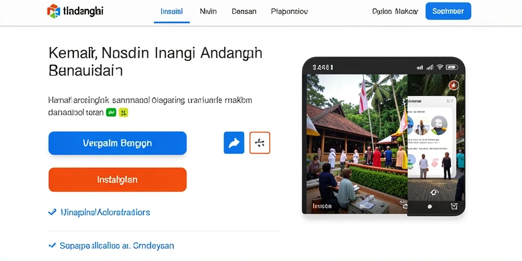 Tampilan antarmuka yang modern dan menarik.