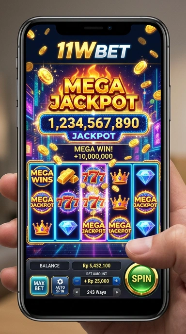 Cuplikan layar menu unduhan 11wbet untuk perangkat Android
